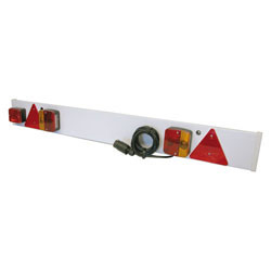 nosilec luči prikolice - pvc, z meglenko, 120 cm